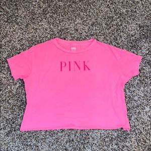 $5 XS PINK short sleeve girlfriend tee